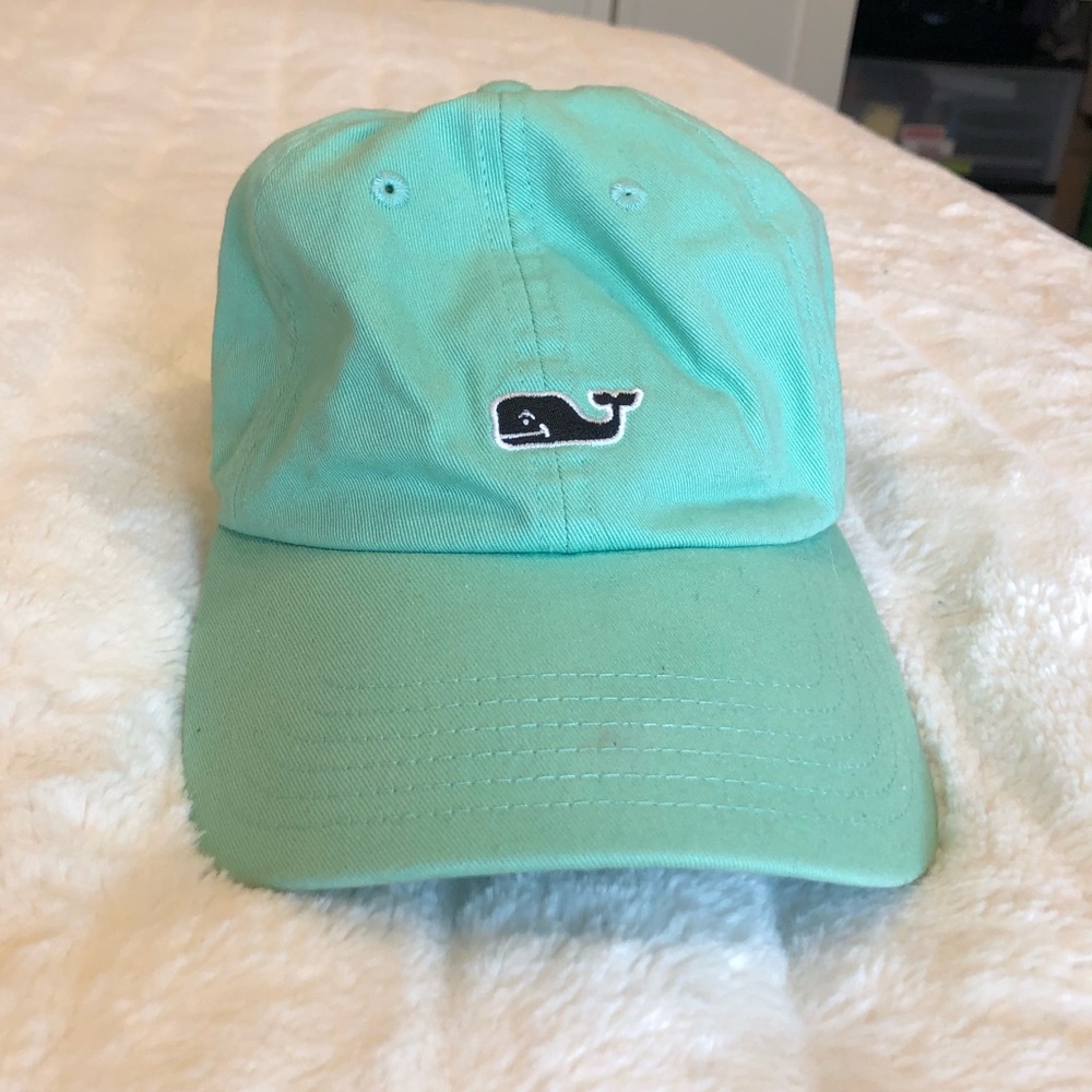 Vineyard Vines teal baseball hat